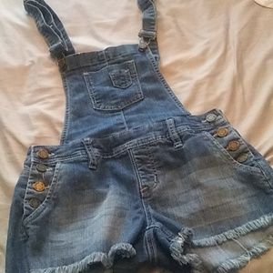 YMI Denim Overall Shorts